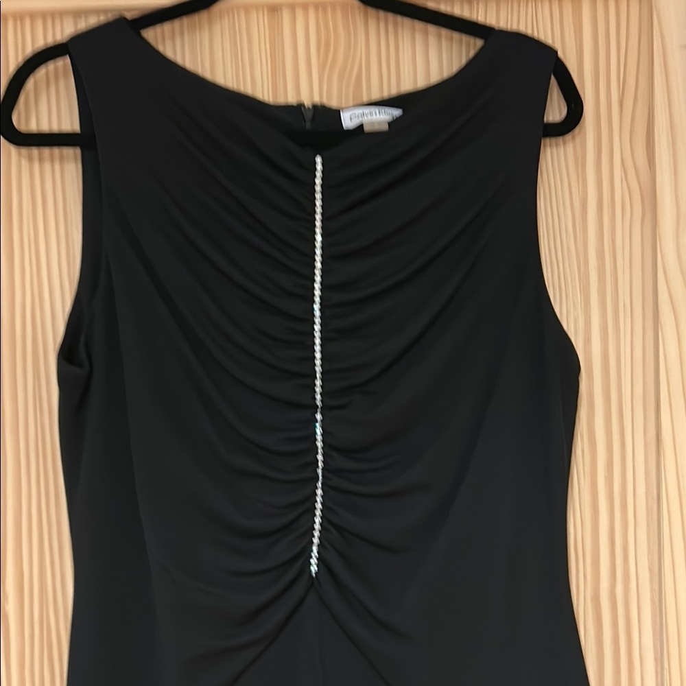 Elegant Black Sleeveless Dress